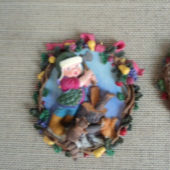 Ashton Drake Christmas ornaments set of 3~ with box & certificate - Picture 6 of 8